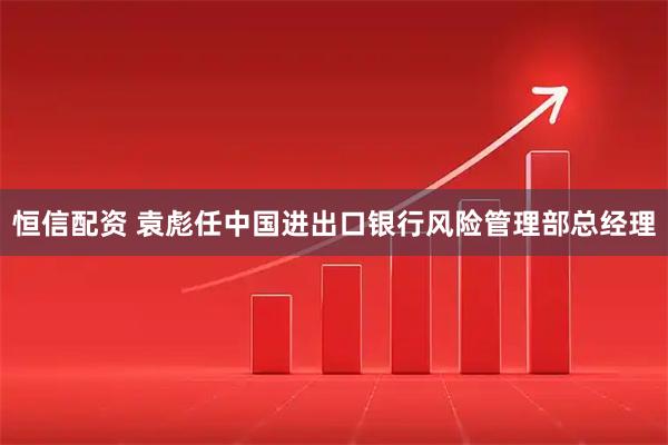 恒信配资 袁彪任中国进出口银行风险管理部总经理