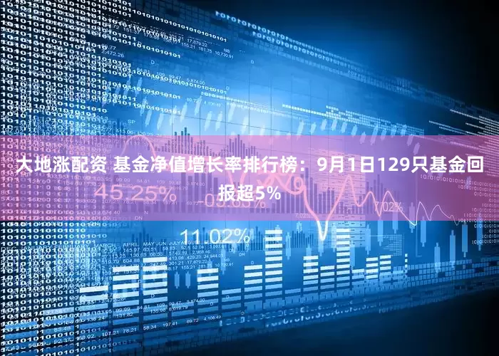 大地涨配资 基金净值增长率排行榜：9月1日129只基金回报超5%